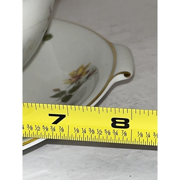 Vintage Rosenthal Aida China Petal Lane Footed Gravy Boat Bowl Made in Germany - Picture 9 of 10